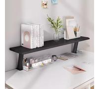 XLDZ Mensola da scrivania regolabile con morsetto, organizer da scrivania espandibile per giocatori e oggetti essenziali per ufficio, supporto ergonomico per monitor e laptop, robusta piattaforma per