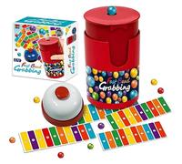 XLDZR Gioco di cattura rapida delle perline, 90 perline e 6 carte codice, 1 campanello e barattolo di perline, set di gioco del bingo con abbinamento di colori