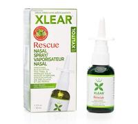 Xlear Rescue Natural Nasal Spray with Xylitol, Oregano and Tea Tree, 1.5 fl oz (Pack of 1)