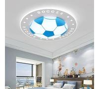 XLERDZSW Plafoniera Regolabile a LED, Design Di Calcio, Telecomando 3000k-6000k Lampada a Sospensione, Adatto per Camere Da Letto Dei Bambini Nelle Stanze Dell'asilo