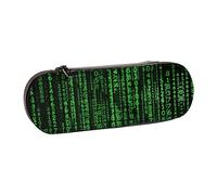 XLEWSIEU Hacker Era - Astuccio in pelle con stampa, elegante e funzionale, astuccio per penne e matite, astuccio per cosmetici, scatola per il cambio, Nero , Taglia unica, Set di zaini per la scuola