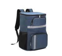 XLFKD Borsa da Picnic Popolare nel Commercio Ampia capacità Stile Semplice Borsa per Il Pranzo Portatile per Mantenere Fresco Borsa Isolante Borsa da Ghiaccio a Doppia Spalla,Navy Blue