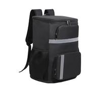 XLFKD Borsa da Picnic Popolare nel Commercio Ampia capacità Stile Semplice Borsa per Il Pranzo Portatile per Mantenere Fresco Borsa Isolante Borsa da Ghiaccio a Doppia Spalla,Nero
