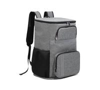 XLFKD Borsa da Picnic Popolare nel Commercio Ampia capacità Stile Semplice Borsa per Il Pranzo Portatile per Mantenere Fresco Borsa Isolante Borsa da Ghiaccio a Doppia Spalla,Grigio