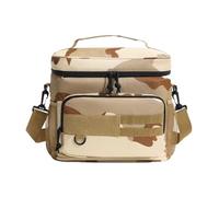 XLFKD Borsa di Isolamento Spessa Wartu per Esterni, Borsa da Pranzo per Campeggio, Borsa bento Portatile, Borsa per Il Trattamento e Il Raffreddamento del Ghiaccio per la Pesca,Desert