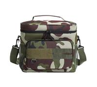 XLFKD Borsa di Isolamento Spessa Wartu per Esterni, Borsa da Pranzo per Campeggio, Borsa bento Portatile, Borsa per Il Trattamento e Il Raffreddamento del Ghiaccio per la Pesca,Military Green