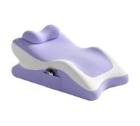 XLFKD Cuscino Prone Multifunzionale per Letto e Sonno, Cuscino per Giocare, Leggere e per Uso Mobile, Cuscino in Cotone Memory,Viola