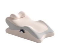 XLFKD Cuscino Prone Multifunzionale per Letto e Sonno, Cuscino per Giocare, Leggere e per Uso Mobile, Cuscino in Cotone Memory,Beige