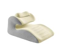 XLFKD Cuscino reclinabile da Comodino per la prevenzione del reflusso gastroesofageo, Cuscino reclinabile per Donne in Gravidanza Che giacciono Semi-reclinate sul Letto,Giallo