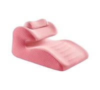 XLFKD Cuscino reclinabile da Comodino per la prevenzione del reflusso gastroesofageo, Cuscino reclinabile per Donne in Gravidanza Che giacciono Semi-reclinate sul Letto,Rosa