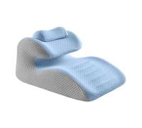 XLFKD Cuscino reclinabile da Comodino per la prevenzione del reflusso gastroesofageo, Cuscino reclinabile per Donne in Gravidanza Che giacciono Semi-reclinate sul Letto,Blu