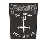 XLG Dissection Trident Cross Back Patch Heavy Metal Music Band Sew On Applique