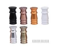 XLHWJCP Gambe Regolabili Della Mobilia Della Lega Di Alluminio 4pcs, Gambe Resistenti Del Gabinetto, Piedi Della Sostituzione Di Estensione Per Il Divano, Letto, Sofà (Matte gold,8cm/3.1in)