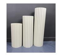 XLIHAWY Colonne di Carta Pieghevoli Display Piedistalli Stand, Fisarmonica Fai da Te Piedistallo del Cilindro, Cremagliera della Decorazione di Nozze, Facile da Montare (Colore : 15.75in, Taglia : B