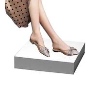 XLIHAWY Espositore A Piedistallo, Portatile Rialzo per Scarpe Base A Colonna, Supporto per Vetrina Supporto A Colonna per Negozi di Abbigliamento Boutique(50x50x10cm)