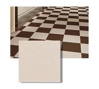 XLIHAWY Giunzione Di Piastrelle Per Moquette, Autoadesive Quadrati Per Moquette, Adesivo Per Pavimenti Piastrelle Per Moquette Per Cucina Soggiorno(C,11.8x11.8in/18pcs)