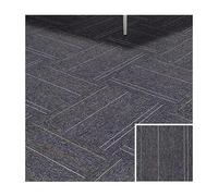 XLIHAWY Piastrelle Per Moquette Commerciali 50 X 50 Cm, Morbide Imbottite Piastrelle Per Moquette, Antiscivolo Quadrati Per Pavimenti Per Ufficio Spazio(D,4pcs)