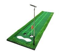 XLIHAWY Set Gioco Golf, Tappetino Allenamento Portatile con Tazze Bandiere Putting Green Ausilio per L'allenamento per Interni per Esterni Gioco di società