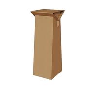 XLIHAWY Tavolino Laterale in Carta, Pilastri Espositivi Pieghevoli, Comodino Moderno, Tavolino D'appoggio Piccolo per Soggiorno Camera da Letto Ufficio(40x40x100cm)