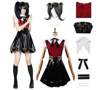 XLJLKJDS Anime Rain Cosplay Costume Parrucca per Donne Game Streamer Kangel Personaggio Needy Girl Overdose Outfit Suit Kawaii JK Gonna Uniforme Abito Set Completo Carnevale di Halloween
