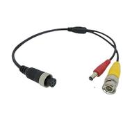 XLJP 1 pz/2 pz Aviation Testa M12 4Pin Maschio Femmina A BNC DC RCA MASCHIO FEMMINA Cavo di Estensione del Connettore Adattatore 35 cm Lungo for CCTV di Sicurezza Della Macchina Fotografica ( Color :