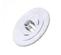 XLJP 1PC Platorelli di supporto in alluminio da 3 pollici/4 pollici Platorelli di supporto for dischi abrasivi Piastra autoadesiva con supporto a gancio e anello Tampone di lucidatura diamantato M14 M