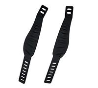 XLKJ 1 Paio Cinghie a Pedale per Cyclette,Cinghia del Pedale della Cyclette Regolabile, può Essere Utilizzata a Casa o in Palestra,Nero