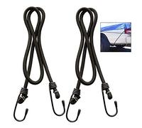 XLKJ 2 Pezzi Cavi Elastici per Bagagli,Corde Elastiche Elastiche Cavi Elastici con Ganci per Fissaggio Bagagli