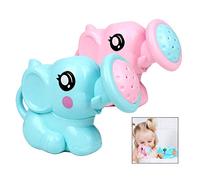 XLKJ 2 pezzi Giocattoli da Bagno Neonato,Gocattoli da Acqua Carino Piccolo Elefante Annaffiatoio Sprinkler Doccia per Bambini Regali