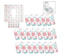 XLKJ 20 Pezzi Vasino USA e Getta,Copriwater Monouso Portatili Confezionati Singolarmente,Potty Seat Cover da Viaggi Campeggio Hotel