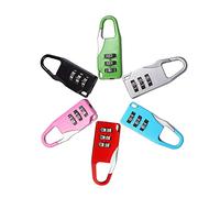 XLKJ 6 Pezzi Lucchetto A Combinazione,Colore Lucchetto a Codice Mini Lucchetto a Codice Adatto per Cassette Degli Attrezzi, Valigie, Armadietti, ecc