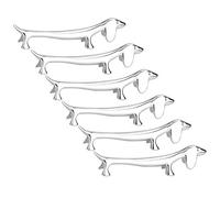 XLKJ 6 Pezzi Poggia Bacchette,Poggia Bacchette Creative Supporto per Bacchette Utilizzato in Cucine, Ristoranti, ecc