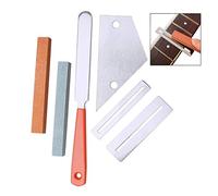 XLKJ 6 Pezzi Strumenti Liutaio Chitarra,Lima per Chitarra Pulizia e Cura Chitarra Accessori di Manutenzione di Strumenti Musicali a Corda