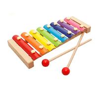 XLKJ 8 Gli Appunti Carillon Strumento Bambino Puzzle in Legno Xilofono a percussione Giocattoli Musicali Giochi Musicali per Bambini Bambini