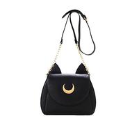 XLKJ Borsa Donna Moda Casual Borsa PU Pelle Impreziosito Bella Luna e Gatti Design orecchio