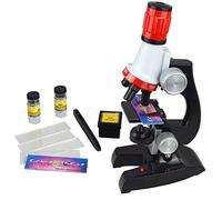 XLKJ Kit di Microscopi Scientifici,Principianti per Esplorare Nuovo Mondo,100X, 400X e 1200X