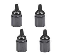 XLKJ Portalampada E27 Vintage,per Convertitore per Portalampada E27 Isolato Retro Impermeabile con Portalampada