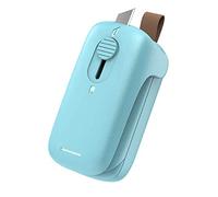XLKJ Sigillatrice per Mini Sacchetti,Mini Sigillatore 2 in 1 Macchine Sottovuoto per Alimenti per Sigillare