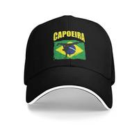XLLDAANC Bandiera Brasiliana Capoeira Brasile Arte Marziale Danza Campeggio Berretti da Baseball Donne High-End Maschile Beach Sun Hat Hip Hop Trucker cap Cotone, per Tutte Le Stagioni
