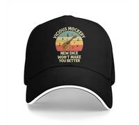 XLLDAANC Bard Vicious Mockery Cappelli da Baseball cap con Visiera DND Game Sun Shade Cappelli per Uomo Donna Cotone, per Tutte Le Stagioni