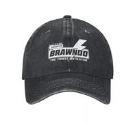 XLLDAANC Berretto da Baseball mutilatore Brawndo Vintage per Uomo Donna Distressed Denim Snapback cap Ispirato Costco Outdoor Activities Unstructur Cotton, per Tutte Le Stagioni