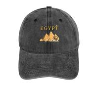 XLLDAANC Egitto - Design a Tema con piramidi e la sfinge, Che evocano l'antico e misterioso Fascino Cappellino da Baseball Lavato in Cotone, per Tutte Le Stagioni