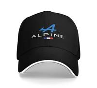 XLLDAANC Lettere Alpine Bianche Cappellini da Baseball da Campeggio da Donna da Corsa Cappelli da Spiaggia Femminili per Adulti Hip Hop Trucker cap in Cotone, per Tutte Le Stagioni