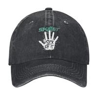 XLLDAANC novità Skillet Sick of It Music Band Lavato Berretto da Baseball Elegante Cappello da Camionista Estivo Unisex da Caccia da Campeggio Cappelli da Baseball Cotone, per Tutte Le Stagioni