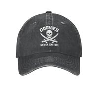 XLLDAANC Personalizzato Cotone Goonies Berretto da Baseball Sport Donna Regolabile Gotico Skuls Cappello papà Cappello Estivo Cotone, per Tutte Le Stagioni
