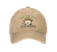 XLLDAANC retrò Tegridy Farms Ya'll Bisogno di Un po 'di Tegridy Berretto da Baseball Unisex Distressed Lavato Snapback Cappello Divertente all'aperto Regolabile cap Cotone, per Tutte Le Stagioni