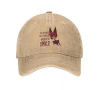XLLDAANC Sorridi My Dear Hazbins Hotels Cappellini da Baseball Classico Distressed Lavato Anime Snapback Cappello Uomo Donna attività All'aperto Cappelli CapCotton, per Tutte Le Stagioni