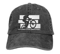 XLLDAANC Van der Poel Cappello Multicolore Cappellino da Donna con Visiera Mathieu Cappelli Personalizzati di Protezione Visiera Cotone, per Tutte Le Stagioni
