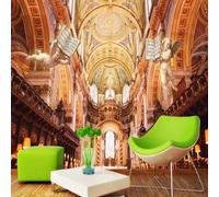 XLMING Angeli Di Fantasia Della Chiesa Di Lusso Retrò Stereoscopico 3D Carta da Parati Premium Aspetto Della Seta Studio Soggiorno Camera Letto Parete Divano Muro-150cm×105cm