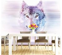 XLMING Animale Selvatico Della Foresta Colorato Dipinto A Mano 3D Carta Da Parati Seta Testurizzata Alta Qualità Soggiorno Divano Camera Letto Pranzo Casa Muro-150cm×105cm